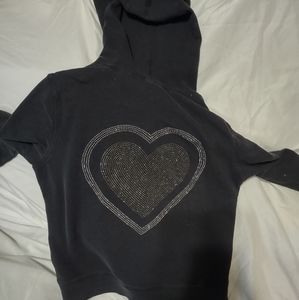 Victoria's secret rhinestone zip up